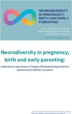 Neurodiversity in pregnancy, birth and early parenting: Hutt ...