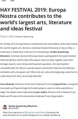 HAY FESTIVAL 2019: Europa Nostra contributes to the world's largest arts, literature and ideas festival