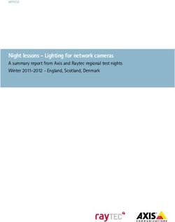 Night lessons - Lighting for network cameras - A summary report from Axis and Raytec regional test nights Winter 2011-2012 - England, Scotland ...