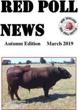 RED POLL NEWS Autumn Edition March 2019 - Red Poll Cattle