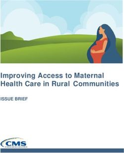 Improving Access to Maternal Health Care in Rural Communities - ISSUE BRIEF - CMS