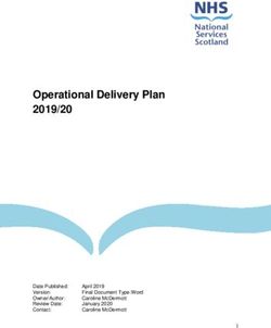 Operational Delivery Plan 2019/20 - NHS National Services Scotland