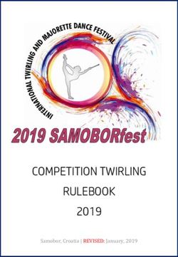 COMPETITION TWIRLING RULEBOOK - 2019 Samobor, Croatia | REVISED: January, 2019 1 - 10th International ...