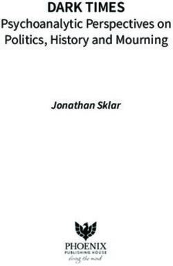 DARK TIMES Psychoanalytic Perspectives on Politics, History and Mourning - Jonathan Sklar - Firing The Mind