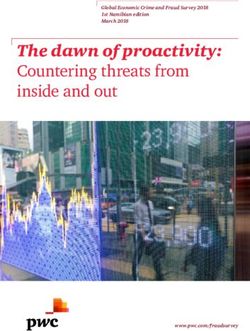 The dawn of proactivity: Countering threats from inside and out - Global Economic Crime and Fraud Survey 2018 1st Namibian edition March 2018 ...