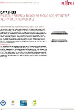 DATASHEET FUJITSU PRIMERGY RX100 S6 MONO SOCKET INTEL XEON RACK SERVER (1U)