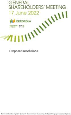 Proposed resolutions - Iberdrola