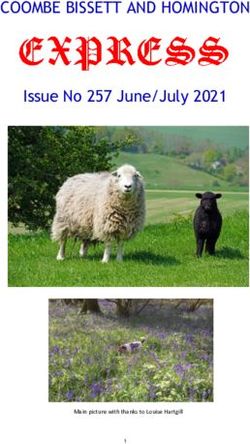 COOMBE BISSETT AND HOMINGTON - Issue No 257 June/July 2021