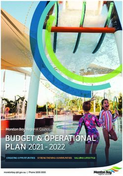 CREATING OPPORTUNITIES STRENGTHENING COMMUNITIES VALUING LIFESTYLE - Moreton Bay ...