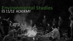 Environmental Studies - ES 11/12 ACADEMY - School District ...