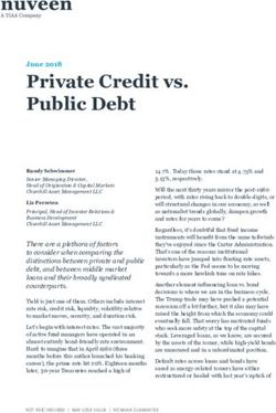 Private Credit vs. Public Debt - June 2018 - Churchill Asset Management