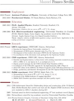 Manuel Franco Sevilla - UMD flavor physics group