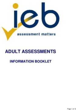 ADULT ASSESSMENTS INFORMATION BOOKLET - Ieb