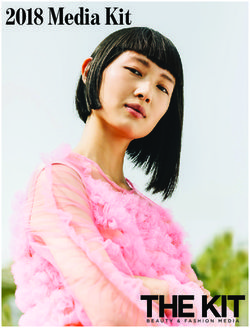 2018 MEDIA KIT - INMARKET SALES & SERVICE