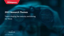 2022 Research Themes Topics shaping the industry and driving our focus - November 2021 - Foleon