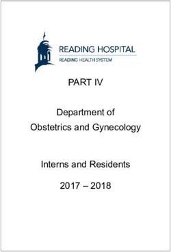 PART IV Department of Obstetrics and Gynecology Interns and Residents 2017 2018 - Reading Hospital