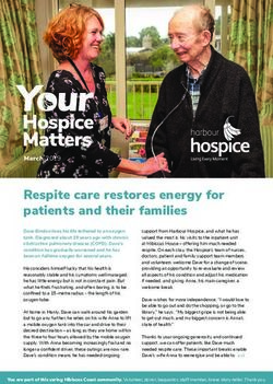 Respite care restores energy for patients and their families - Harbour Hospice