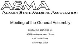 Meeting of the General Assembly - October 2nd, 2021, 9:00 am ASMA conference room / Zoom 4107 Laurel Street Anchorage, 99508 - Alaska State ...