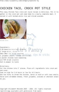 CHICKEN TACO, CROCK POT STYLE