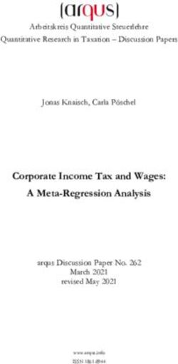 Corporate Income Tax and Wages: A Meta-Regression Analysis