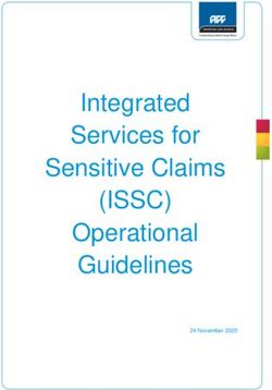 (ISSC) Integrated Services for Sensitive Claims Operational Guidelines - ACC