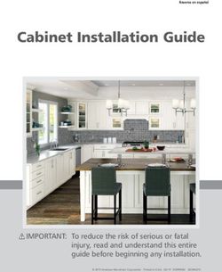Cabinet Installation Guide - IMPORTANT: To reduce the risk of serious or fatal - American Woodmark