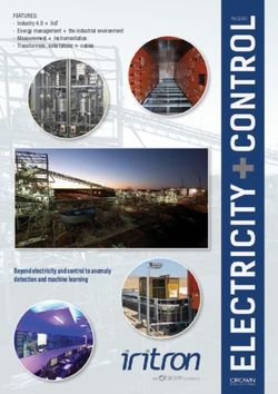 BEYOND ELECTRICITY AND CONTROL TO ANOMALY DETECTION AND MACHINE LEARNING - FEATURES: INDUSTRY 4.0 + IIOT ENERGY MANAGEMENT + THE INDUSTRIAL ...