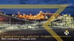 A rapidly growing tier-1 gold miner - for global investors BMO Conference - February 2020 - Northern Star ...