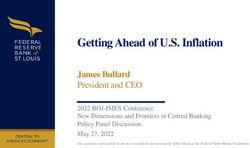 Getting Ahead of U.S. Inflation - James Bullard
