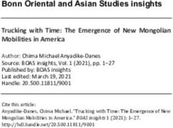 Bonn Oriental and Asian Studies insights - bonndoc