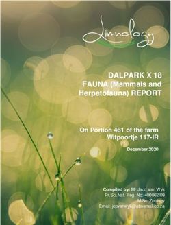 DALPARK X 18 FAUNA (Mammals and Herpetofauna) REPORT