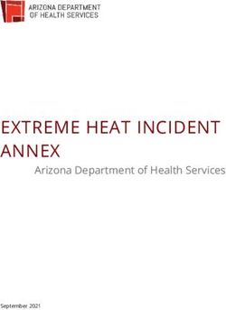 EXTREME HEAT INCIDENT ANNEX - Arizona Department of Health Services - Arizona Department of Health ...