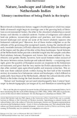 Nature, landscape and identity in the Netherlands Indies - Brill