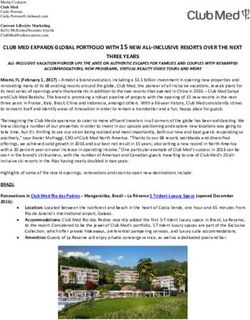 CLUB MED EXPANDS GLOBAL PORTFOLIO WITH 15 NEW ALL-INCLUSIVE RESORTS OVER THE NEXT