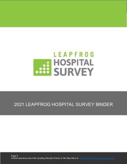 2021 LEAPFROG HOSPITAL SURVEY BINDER - Submit questions about the Leapfrog Hospital Survey to the Help Desk