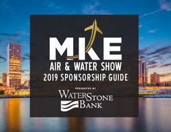 2019 SPONSORSHIP GUIDE - PRESENTED BY - Milwaukee Air & Water Show