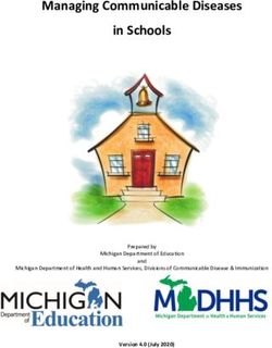 Managing Communicable Diseases in Schools - State of ...