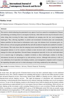 Robo-Advisory: The New Paradigm in Asset Management or a Millennial Fad? - International Journal of Contemporary ...
