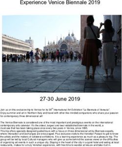 Experience Venice Biennale 2019 - 27-30 June 2019 - Sculpture Network