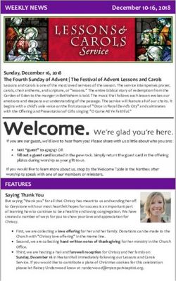 FEATURES - Myers Park Baptist Church