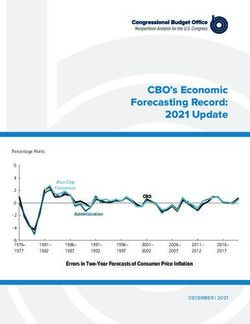 CBO's Economic Forecasting Record: 2021 Update
