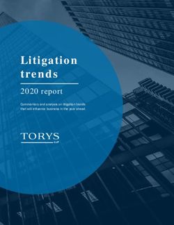 Litigation trends 2020 report - Commentary and analysis on litigation trends that will influence business in the year ahead - Torys LLP