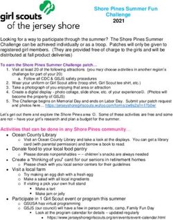 Shore Pines Summer Fun Challenge 2021 - Girl Scouts of the ...