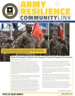 ARMY RESILIENCE COMMUNITYLINK - Army ...