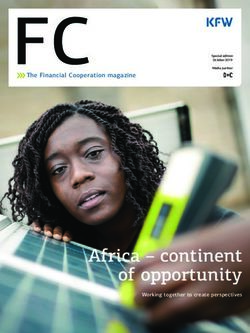 AFRICA - CONTINENT OF OPPORTUNITY - FC THE FINANCIAL COOPERATION MAGAZINE - KFW ENTWICKLUNGSBANK