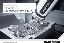 DIE & MOLD TECHNOLOGY DAYS 2019 - June 27 - 28, 2019 | Pfronten - PFRONTEN.DMGMORI.COM - Werkzeugbau Akademie