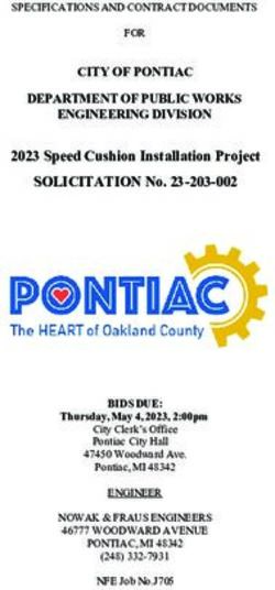 SOLICITATION No - 2023 Speed Cushion Installation Project