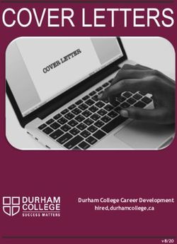 COVER LETTERS - Durham College Career Development hired.durhamcollege.ca - Durham College Hired Portal