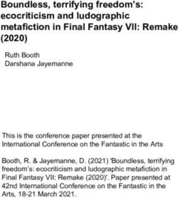 Boundless, terrifying freedom's: ecocriticism and ludographic metafiction in Final Fantasy VII: Remake (2020)