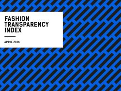 FASHION TRANSPARENCY INDEX - APRIL 2016 - Fashion Revolution